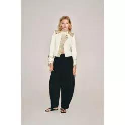 자라 ZW 컬렉션 와이드 팬츠 - 블랙 5247/057/800