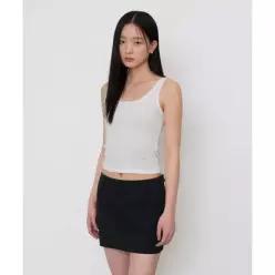 MUSINSA STANDARD WOMAN 우먼즈 포인텔 탱크 탑 [화이트]