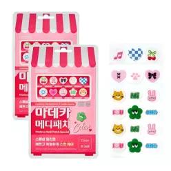 여드름 패치 귀여운 캐릭터 모양 뾰루지 하이드로콜로이드 스팟 패치 36매입 2개