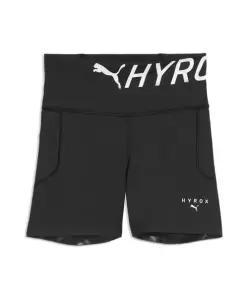 푸마 PUMA 여성용 x 하이록스 파워모드 4인치 숏 타이츠 - 블랙 291 1-01