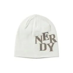 널디 NERDY 로고 자카드 비니 화이트 PNEF24CP0700 559341