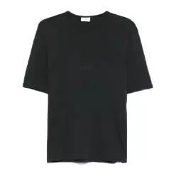 생로랑 로고 embroidery t 셔츠 818535YBHD21025 TP564663695