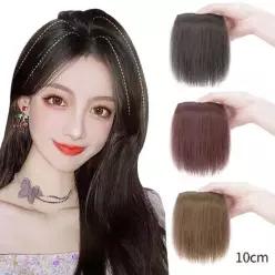 여성 똑딱이 붙임머리 피스 10cm 가발 여자 부분가발 고열사