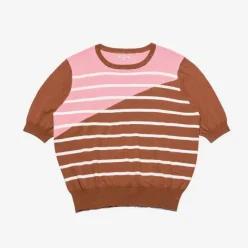 벤시몽 BENSIMON [PARIS COLLECTION] PULL FABIOLA - PINK 309978 334006