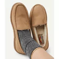 RAINBOW SANDALS 클래식 플리스 로퍼 시에라브라운 남성 여성