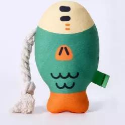 바바펫 반려견 터그놀이 훈련용품 물고기 인형 색상랜덤 강아지 반려견장난감 놀이용품