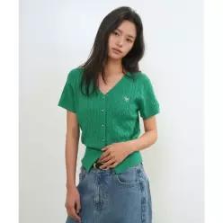 제너럴아이디어 GENERALIDEA 에어리 브이넥 케이블 가디건 GREEN WBD2L43545 WBD2L43545GN 405921