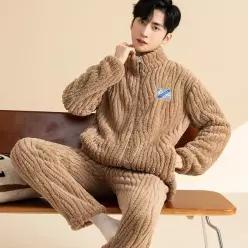 MSHRSY27 남자 겨울 파자마 극세사 잠옷세트
