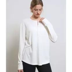 제너럴아이디어 GENERALIDEA 루즈핏 헨리넥 티셔츠 [WHITE] / GF1LTS516