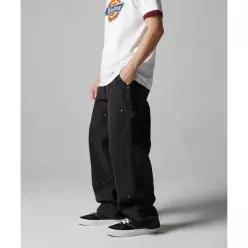 디키즈 DICKIES 스톤워시드 덕 캔버스 더블니 팬츠 Black DK0A4XGOC40 137104