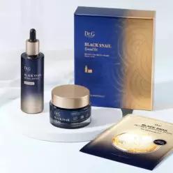 [선물세트/광채탄력] 닥터지 블랙스네일 레티놀 3종 기프트세트 (크림 50ml + 앰플 마스크팩 1매)