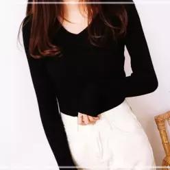 나시 여성봄티셔츠 데이트 노브라티 롱티 여성긴팔티셔츠 어린이티셔츠 형광티셔츠 브이넥 61W7637EA