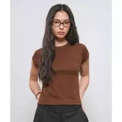제너럴아이디어 GENERALIDEA 데일리 숏슬리브 티셔츠 [BROWN] / GF1LTS511