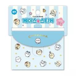 먼작귀 치이카와 스마트폰 케이스 스티커 세트 블루 하드케이스