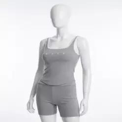 HDEX 소피 스퀘어넥 크롭 브라탑 (Melange Gray) 616414