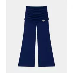 매장정품 키시닝 Yoga Flow Foldover Pants Indigo Blue 126957