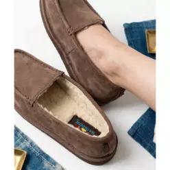 RAINBOW SANDALS 클래식 플리스 로퍼 에스프레소 남성 여성