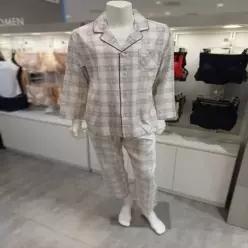 FILA 언더웨어 홀리데이 체크나염 남성파자마세트 FI4PJG1403M 2242081986 FI4PJG1403M