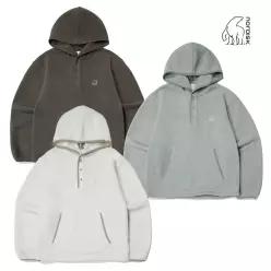 [공식매장정품] 노르디스크 유니 마이크로 플리스 버튼넥 후디 티셔츠 OUW24273