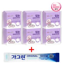 [공식총판] 에어퀸 에스더버니 입는 오버나이트 중형 4Px6팩 + 동아제약 가그린 10ml 6포 동봉