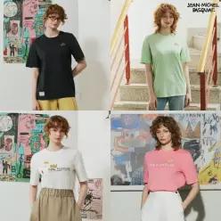 () 26SS 여성 아트워크 라운드 반팔티 4종(B607W)