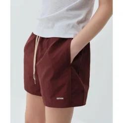 벤시몽 BENSIMON NYLON BANDING SHORTS - DARK MAROON 5008360506 334036