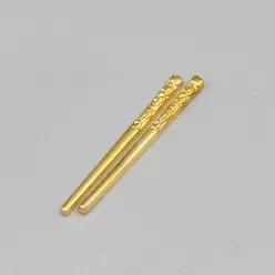 미니어쳐 젓가락 금색 0.1x2.1cm (10개입)