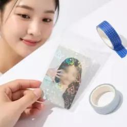 하트 포토카드 OPP 봉투 3인치 포카 꾸미기 굿즈 슬리브 보관 비닐