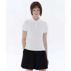 MUSINSA STANDARD WOMAN [쿨탠다드] 우먼즈 피케 폴로 셔츠 [화이트]