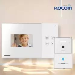 코콤 아날로그 인터폰 비디오폰 KCV-YO43 현관 초인종 세트