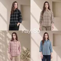 [케이수] 26FW 코튼 블렌디드 체크셔츠 2종