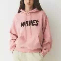 [후아유]Wave Boucle Patch 후디(Brushed) (WHMHE4T21F-K)
