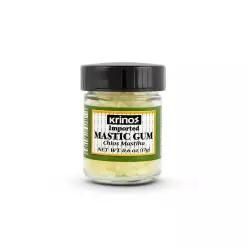 Krinos Greek Mastic Gum: Rich History, Piney Flavor Culinary Treasure | Chios Island PDO 제품, 17g