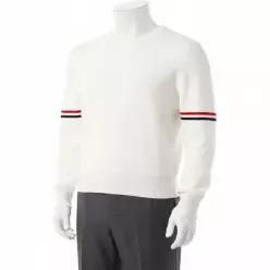 [톰브라운]THOM BROWNE 26FW 코튼 밀라노 스티치 RWB 스트라이프 풀오버 니트 MKA326A Y3001 100 823972