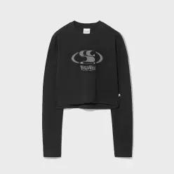 [정품] 코드그라피 (우먼) WAVE 로고 심볼 크롭 롱슬리브_3COLOR 3COLOR