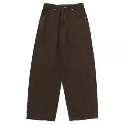 VINTAGE COTTON WIDE CURVED DENIM PANTS (BROWN) 7000039924 CB25FW2501