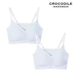 [크로커다일 언더웨어]쿨라이트 실키핏 일체형 스트랩 브라 2종 라이트블루 CDWBR6N48_2