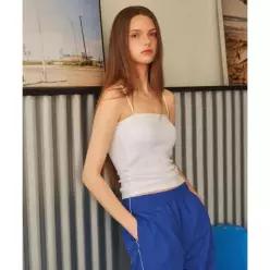 MUSINSA STANDARD WOMAN 우먼즈 스파게티 스트랩 브라 탑 [화이트]