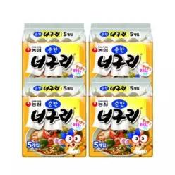 순한너구리 120g 5개입 4개(총20개)