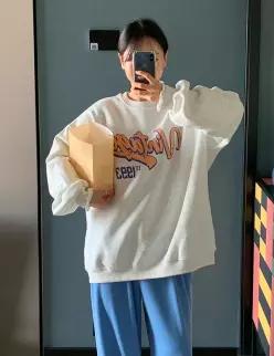 빈티지크루 오버핏 맨투맨 (one color)