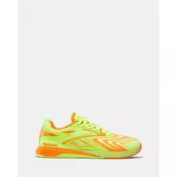 Reebok 리복 나노 X5 엣지 - 여성용 디지털 라임 아토믹 탠저린 7708548