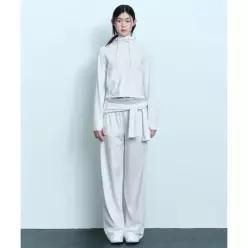 MUSINSA STANDARD WOMAN [UV 프로텍션] 우먼즈 쿨링 저지 와이드 팬츠 [화이트]