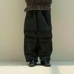 데시레드 파라슈트 벌룬 팬츠-FESK2202B03 - 블랙
