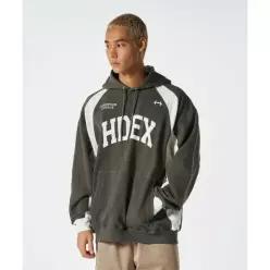 HDEX 에이치텍스 사이드 컬러 블럭 후디 (Smokey Brown)386178