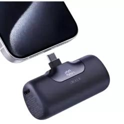 아이워크 도킹형 미니 보조배터리 일체형 초고속충전 기내반입 5500mAh, 블랙