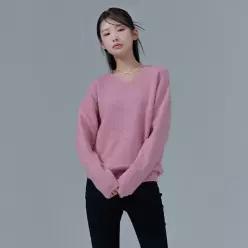 [하프클럽/체이스컬트]여성 보카시 V-NECK 스웨터-CFRG5273D0P