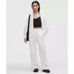 LULULEMON 댄스 스튜디오 에볼브 로우라이즈 오버사이즈드 팬츠 *아시아 핏 WHT