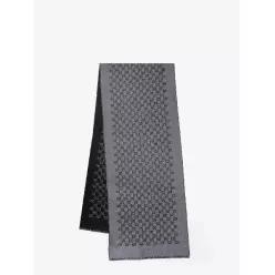 [N85]구찌 391246 남성 스카프 머플러 목도리 GUCCI Double wool jacquard scarf with GG mot