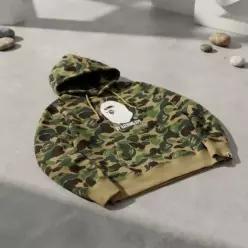 MUST IT_베이프 ABC 카모 BY BATHING APE 풀오버 후드 M GREEN 001PPL801009MGRN 3773135