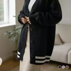 [하프클럽/]여자 그레이 여성 봄 데일리 가디건 블랙 카디건 브라운 상의 가